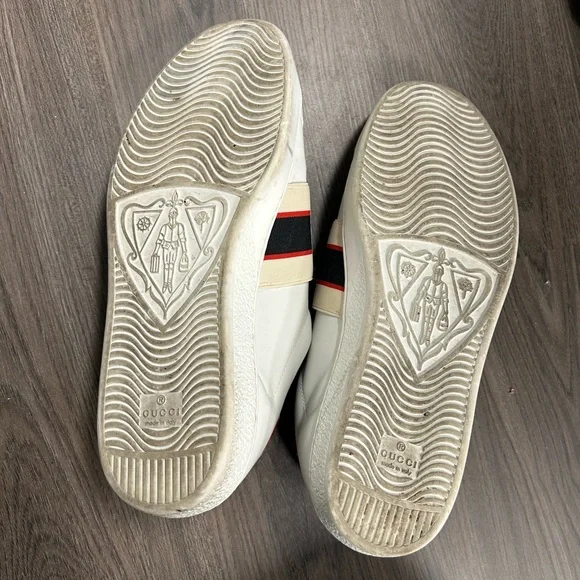 Mens gucci sneakers gucci logo size 9